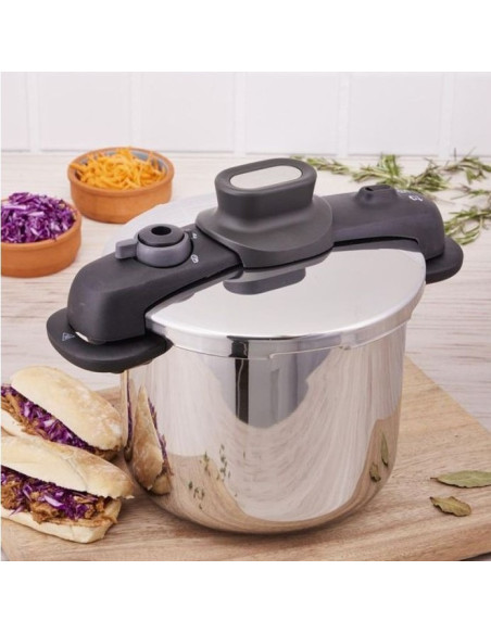 Cocotte Tefal Secure Compact - 8L Inox