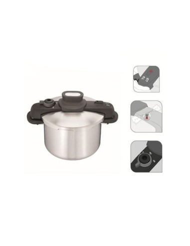 Cocotte Tefal Secure Compact - 8L Inox