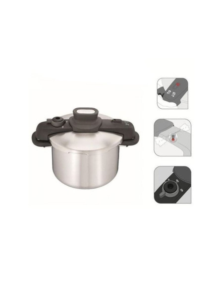 Cocotte Tefal Secure Compact - 8L Inox