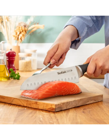 Ice Force - Set De 5 Couteaux De Cuisine + Bloc à Couteaux