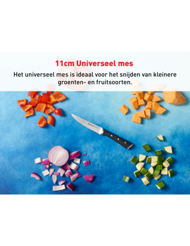 Ice Force - Set De 5 Couteaux De Cuisine + Bloc à Couteaux