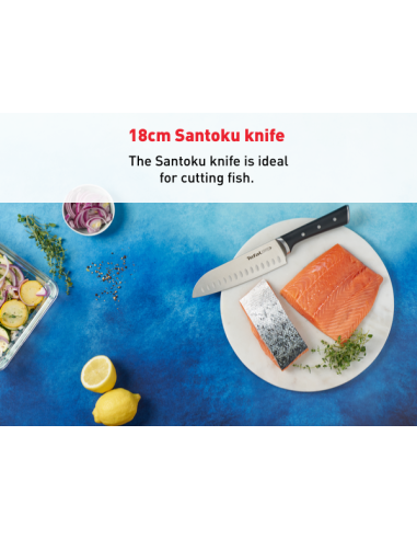 Ice Force - Set De 5 Couteaux De Cuisine + Bloc à Couteaux