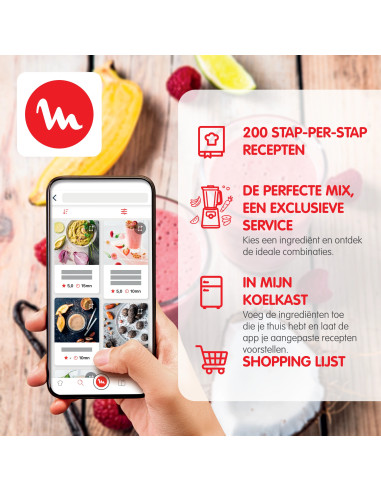 Blender Perfect Mix+ Haute Vitesse 1200W – 15 vitesses – 2L