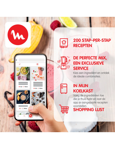 Blender Perfect Mix+ Haute Vitesse 1200W – 15 vitesses – 2L