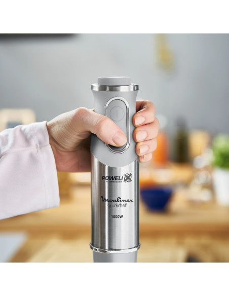 Mixeur à main QuickChef – Batteur sans accessoires, 1 accessoire Gris