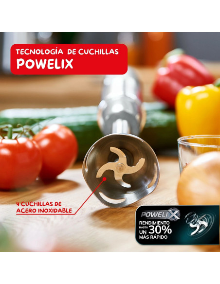 Mixeur à main QuickChef – Batteur sans accessoires, 1 accessoire Gris