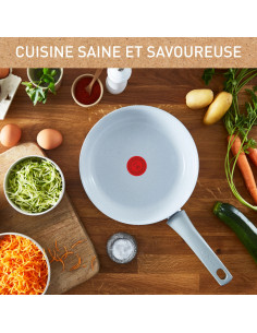 Natural Chef POELE Ceramique Blanc - 20CM 2