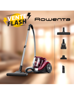 Aspirateur Sans Sac ROWENTA Compact Power XXL 900W Rouge
