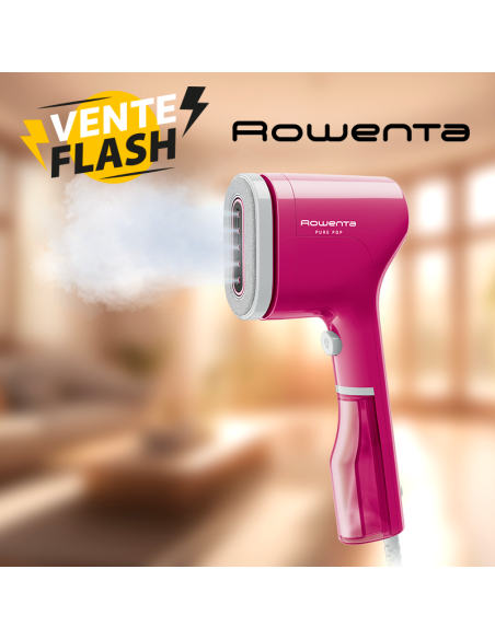 Défroisseur Vapeur à Main Rowenta Pure Pop Slim Rose - 1300W