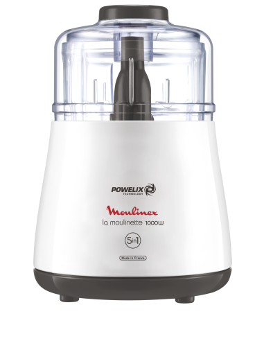 Moulinette Multifonction 1000W Avec Bol 1.5L Blanc