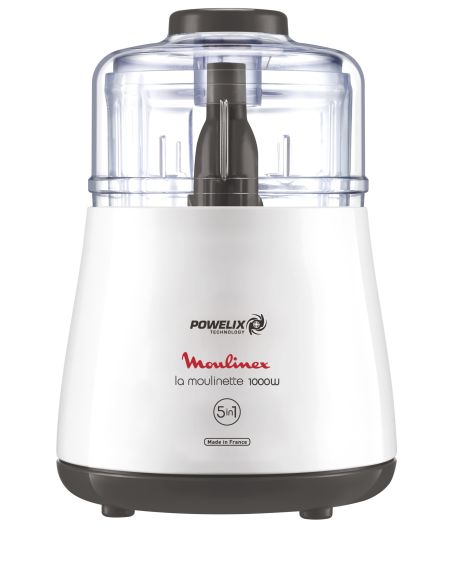 Moulinette Multifonction 1000W Avec Bol 1.5L Blanc