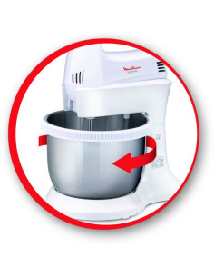 Batteur Avec Bol Quick Mix 300W Gris/Inox 2