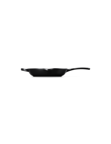 Skillet Gril Ovale En Fonte Emaillée 32cm Noir