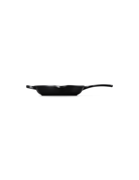 Skillet Gril Ovale En Fonte Emaillée 32cm Noir Skillet Gril Ovale En Fonte Emaillée 32cm Noir