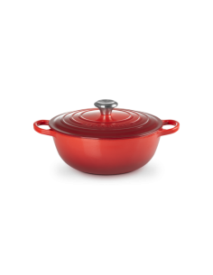 Marmite  En Fonte Emaillée 26cm Cerise