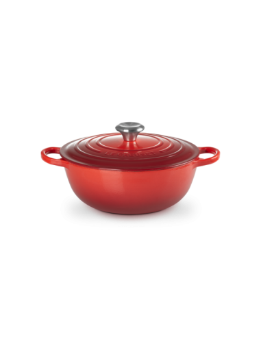 Marmite  En Fonte Emaillée 26cm Cerise