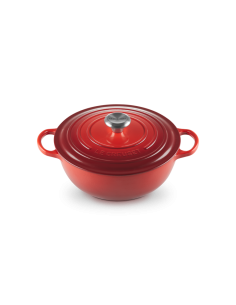 Marmite  En Fonte Emaillée 26cm Cerise 2