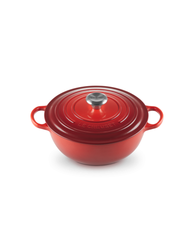 Marmite  En Fonte Emaillée 26cm Cerise