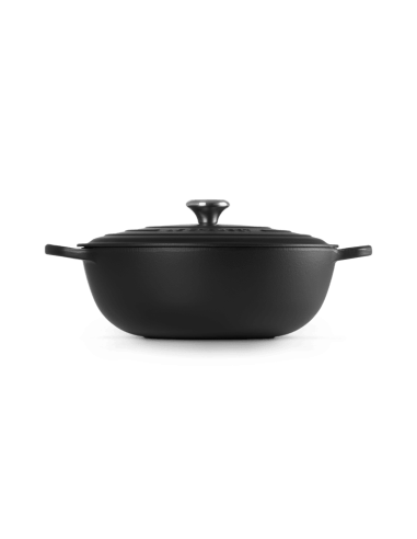 Marmite En Fonte Emaillée 32cm Noir Satin