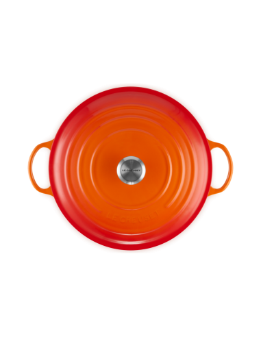 Marmite En Fonte Emaillée 32cm Volcanique