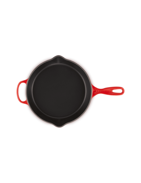 Sauteuse Adhérente Avec Becs Verseurs Les Forgées 26cm Cerise Sauteuse Adhérente Avec Becs Verseurs Les Forgées 26cm Cerise