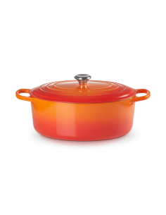 Cocotte Ovale En Fonte Emaillée 35cm Volcanique 2