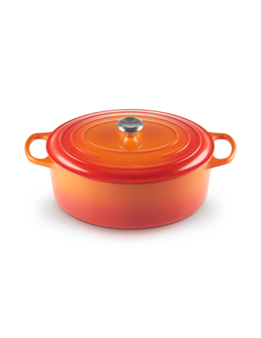 Cocotte Ovale En Fonte Emaillée 35cm Volcanique