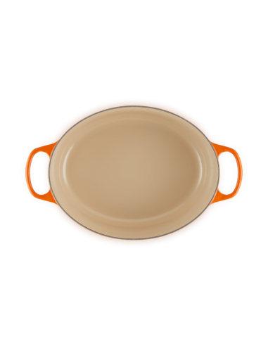 Cocotte Ovale En Fonte Emaillée 35cm Volcanique