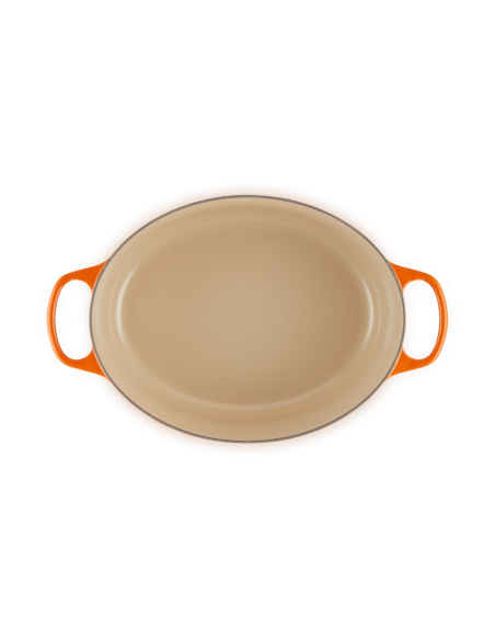 Cocotte Ovale En Fonte Emaillée 35cm Volcanique