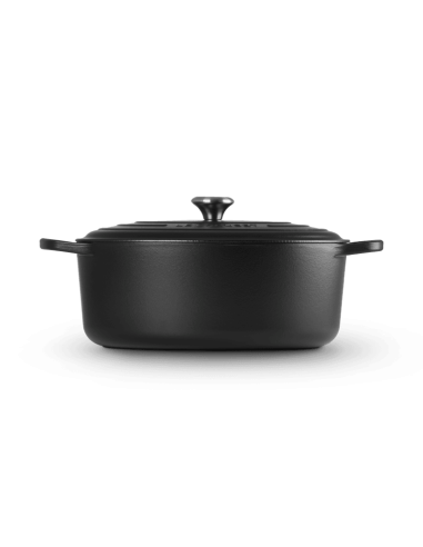 Cocotte Ovale en Fonte Émaillée avec Intérieur Noir 35cm Noir