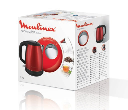Bouilloire Subito Select 2400W 1.7L Rouge