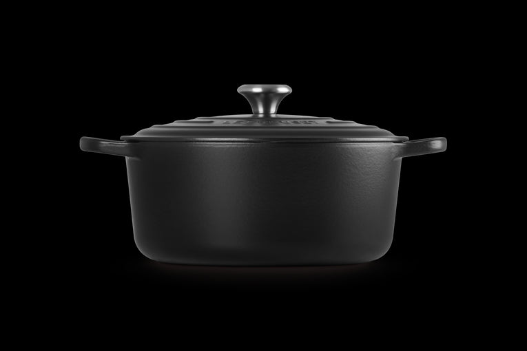 Cocotte Ronde En Fonte Emaillée 28cm Cerise