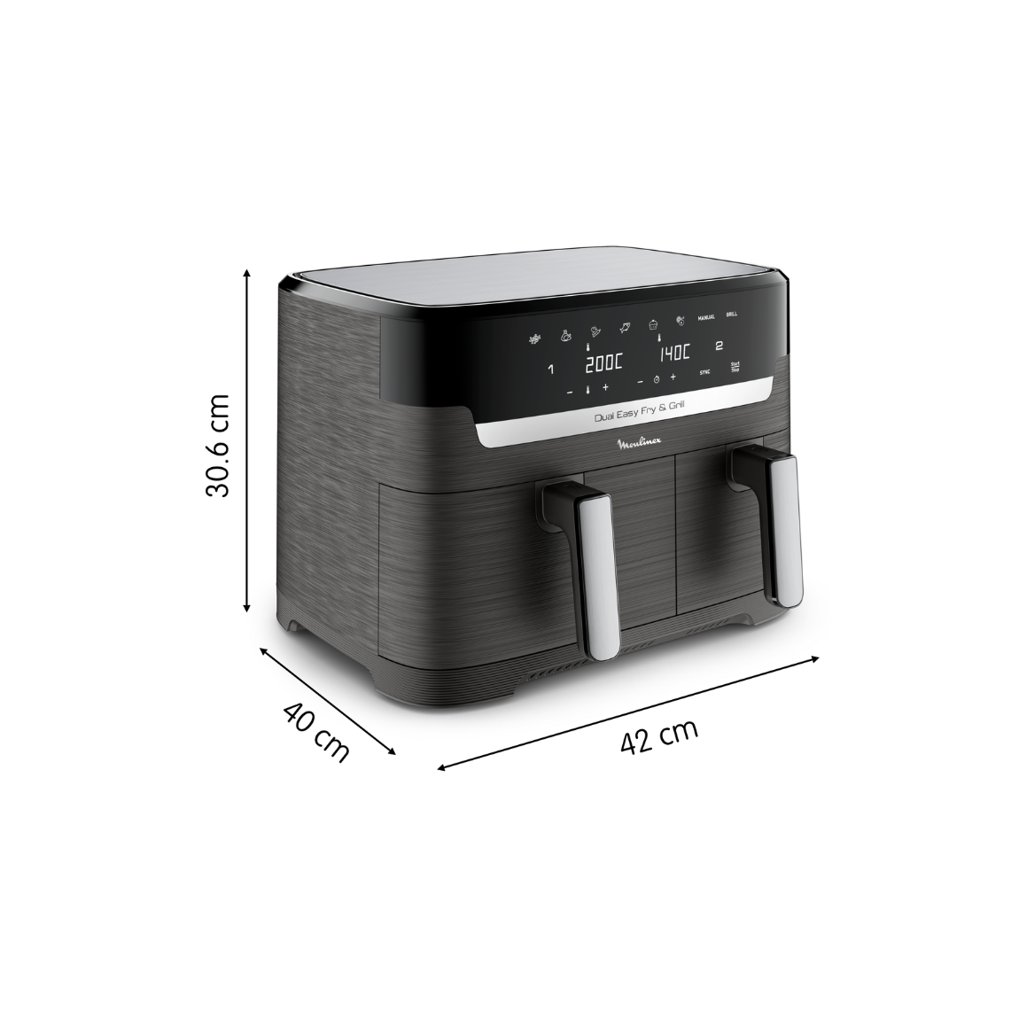AirFryer Dual Easy Fry & Grill