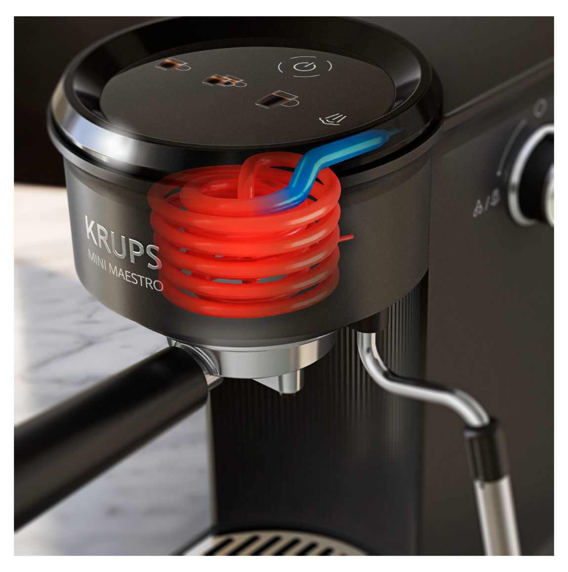 Machine à Café Expresso Mini Maestro Noir