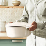 Faitout 29cm Fonte Lov Beige