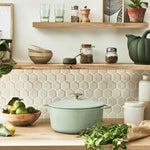 Faitout 25cm Fonte Lov Vert Lichen