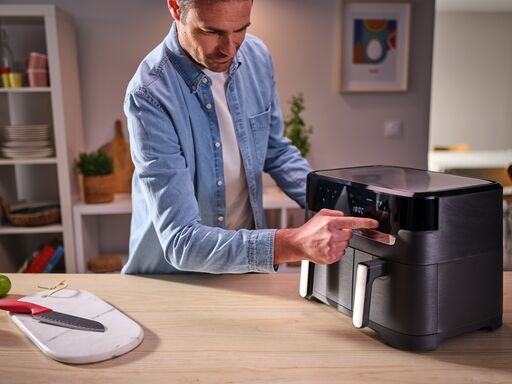 Friteuse sans huile Dual Easy Fry & Grill