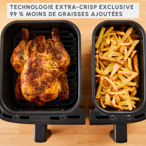 Friteuse sans huile Dual Easy Fry & Grill