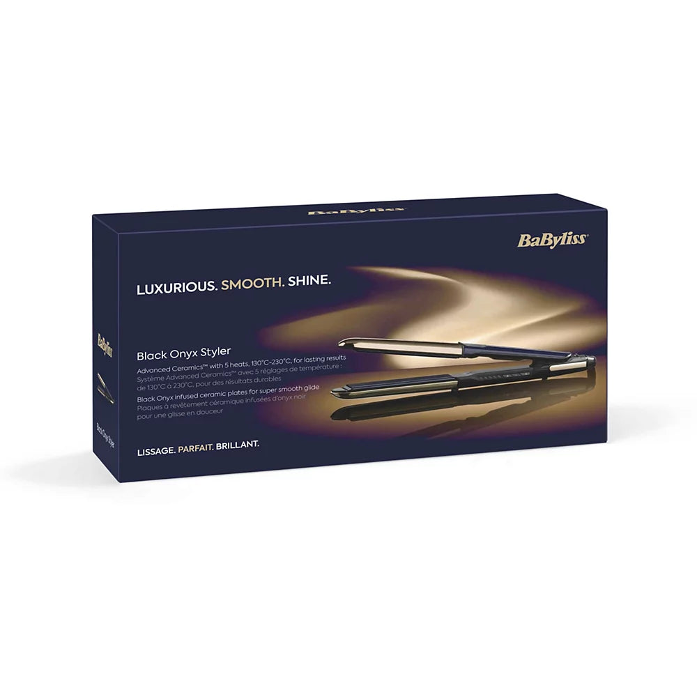 Lisseur Cheveux Black Onyx 2 en 1