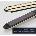 Lisseur Cheveux Black Onyx 2 en 1