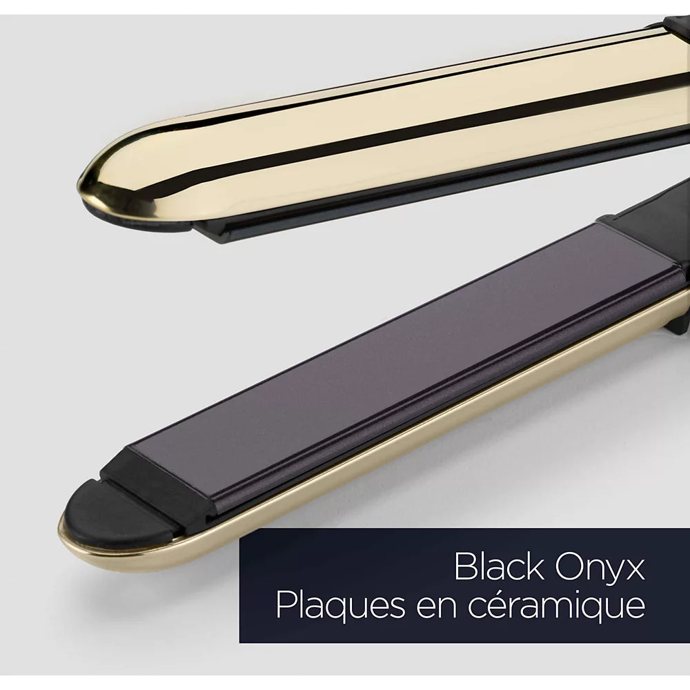 Lisseur Cheveux Black Onyx 2 en 1
