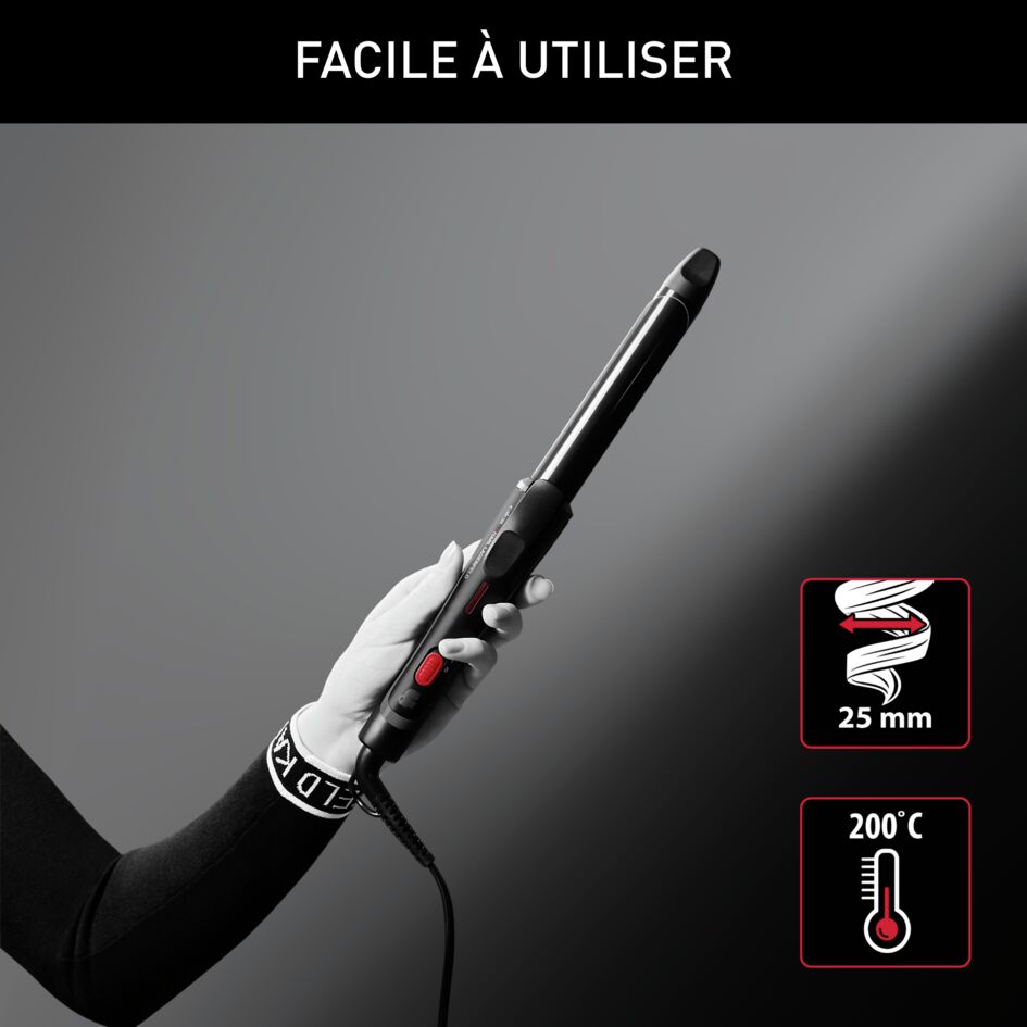 Boucleur 25 mm Rowenta x Karl Largerfeld