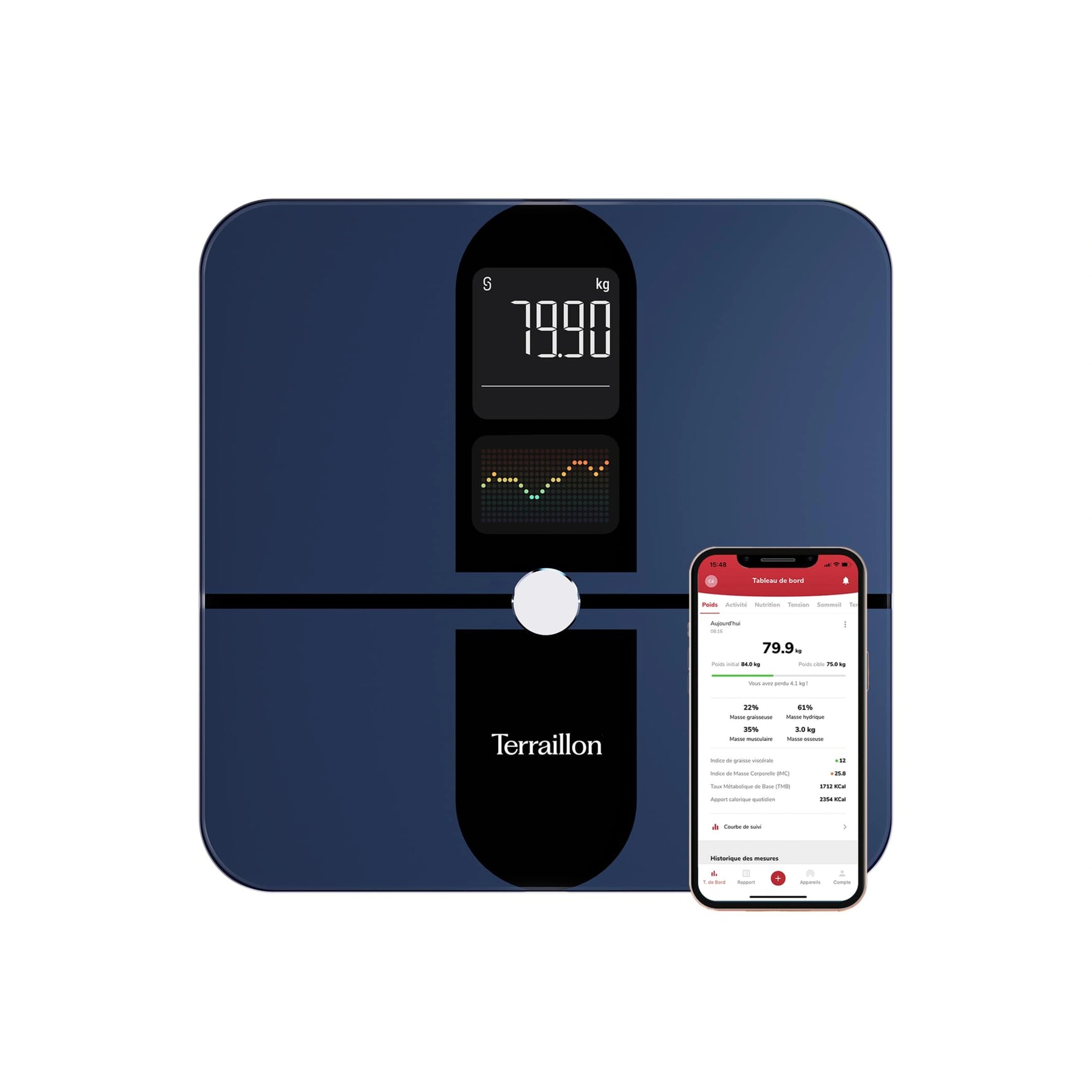 Pèse-Personne Color Connect Bluetooth