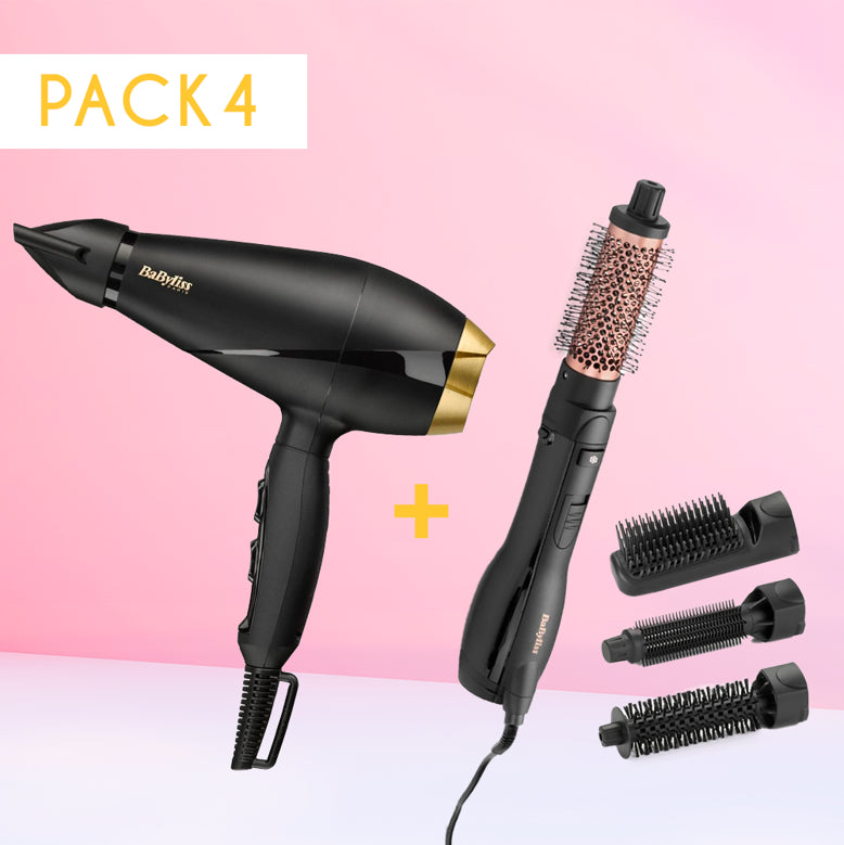 Pack Sèche-Cheveux Power Pro 2000 + Brosse Soufflante Smooth Finish