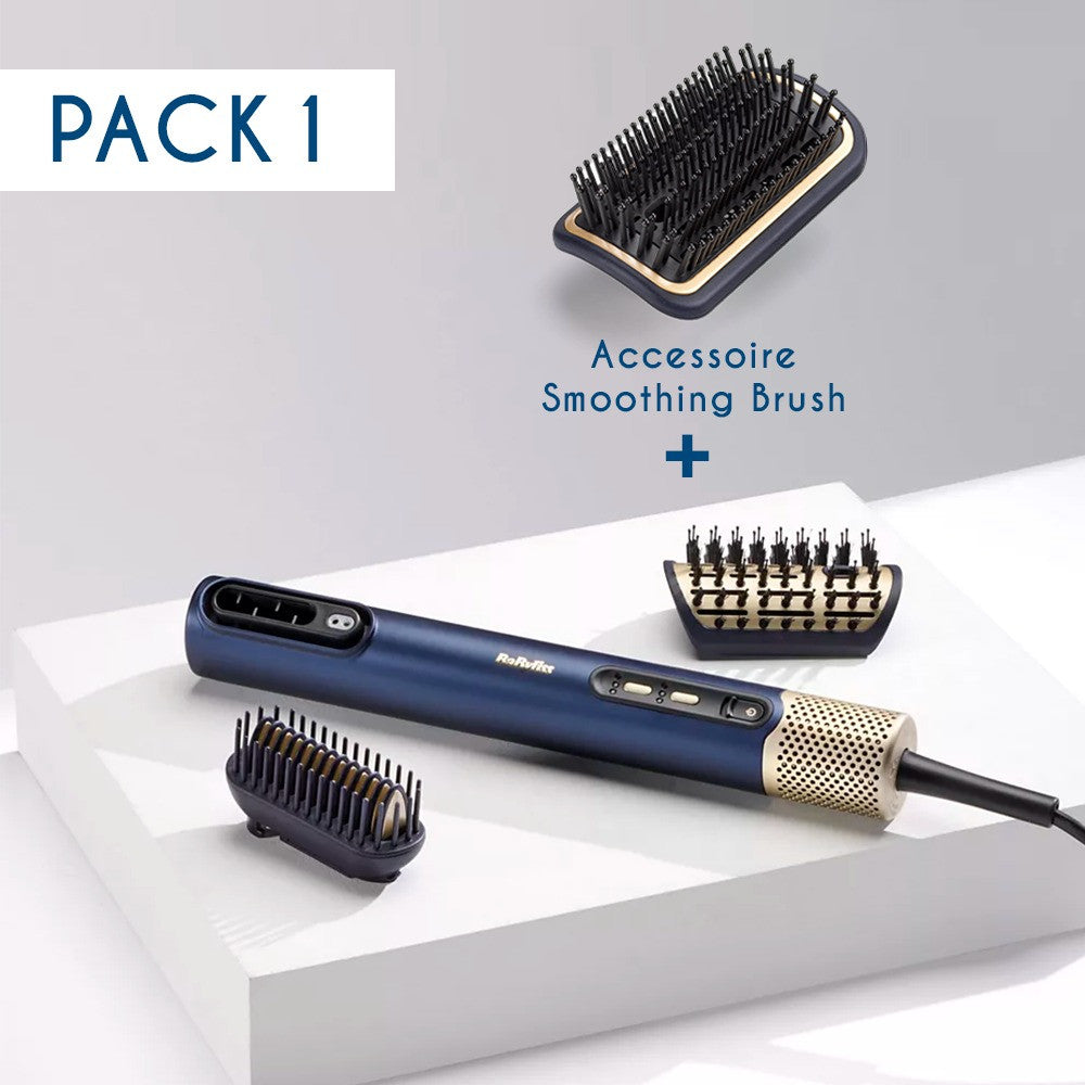 Pack MultiStyler Air Wand + Accessoire Brosse Smoothing Brush