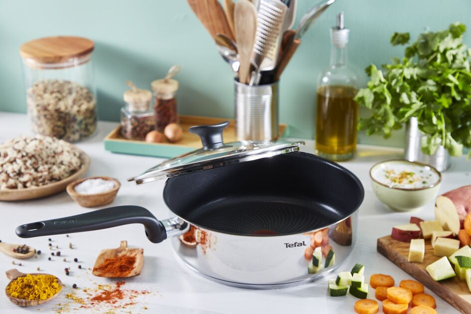 Sauteuse Inox 24cm Primary Avec Revêtement