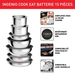 Batterie de Cuisine Ingenio Cook Eat 15P