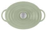 Faitout Ovale Fonte Lov 34x26cm Vert