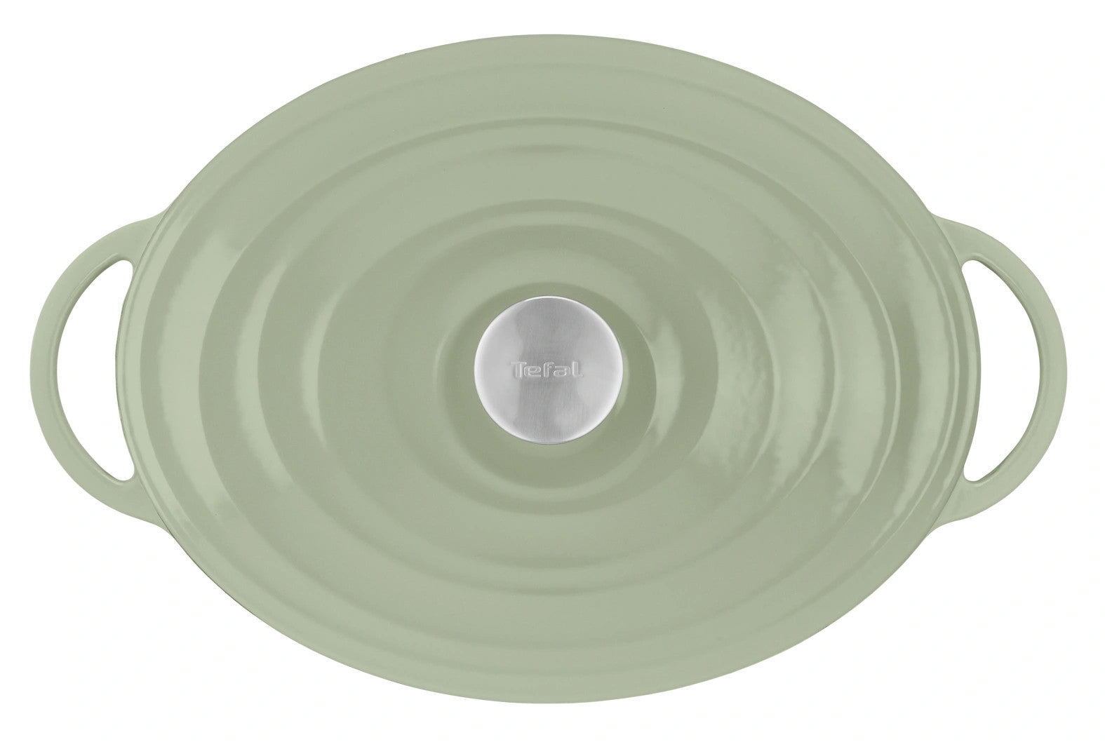 Faitout Ovale Fonte Lov 34x26cm Vert