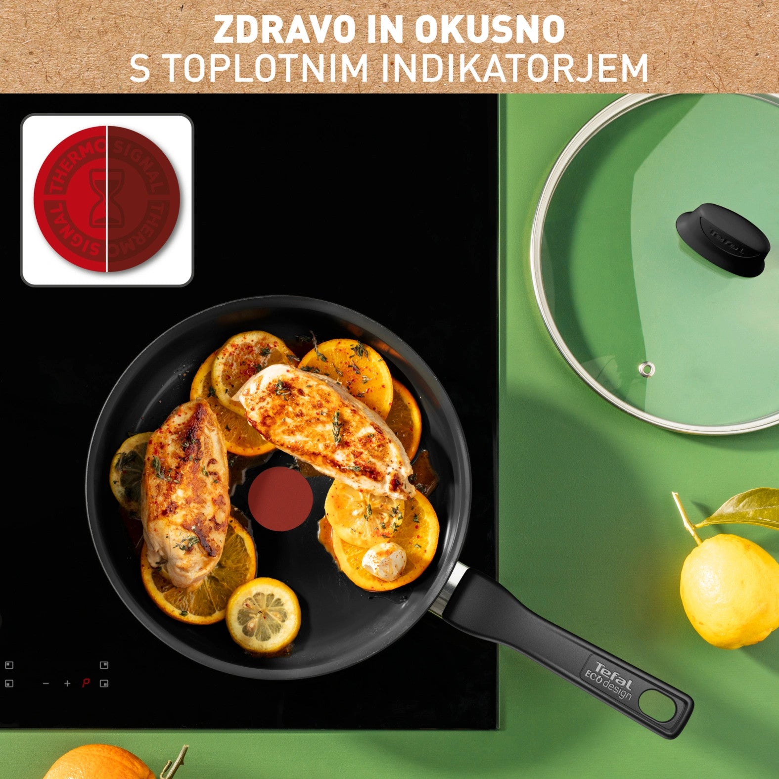 Sauteuse Céramique 24cm Renew Black